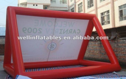 inflatable movie screen/ outdoor inflatable screen for sale