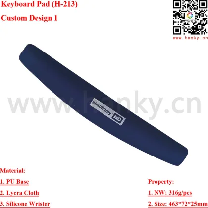 Keyboard Pad, Keyboard Pad Design, Silicone Wrister Keyboard Pad, Wrist Support Keyboard Pad