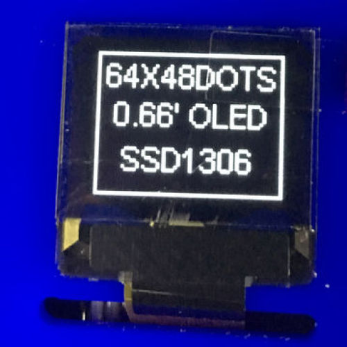 OLED 0.66inch 64x48dots for Smart Wearable and E-cigarette