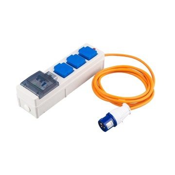 Power Strip 및 RCCB 및 MCB 안전 기능을 갖춘 휴대용 막대 확장 리드 - 베스트 셀러 P1234/TB03U