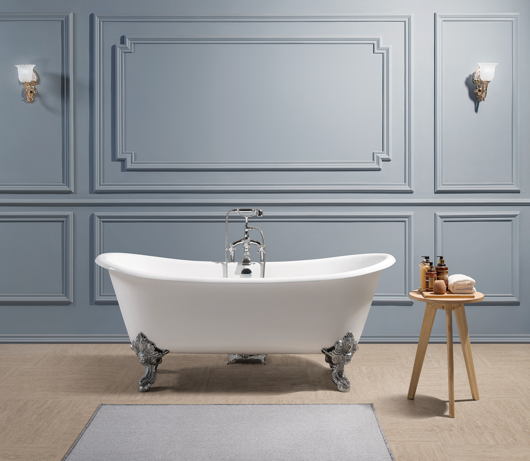 Double Slipper Cast Iron Bathtubs Sw 1010a Double Slipper Cast Iron Bathtubs Sw 1010a