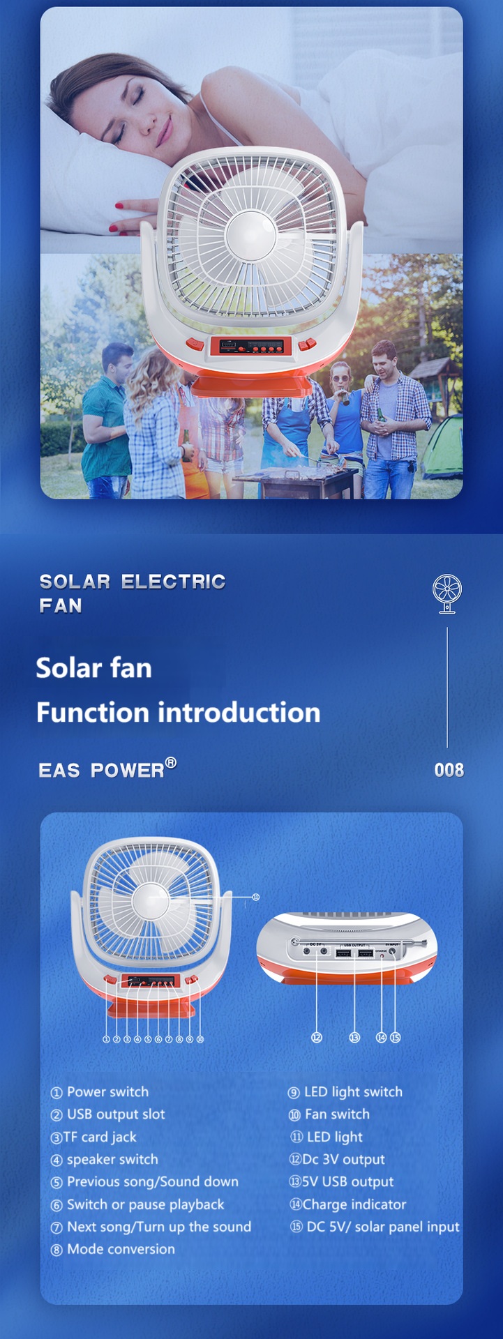 solar fan for home