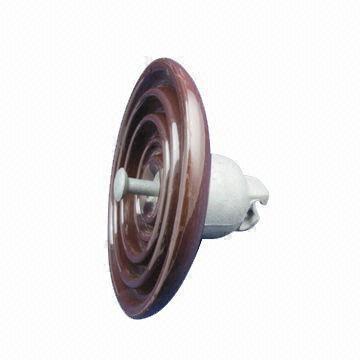 Suspension porcelain insulator (BS), with 565N.M Impact Strength
