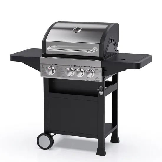 Outdoor 3 Burner Gas Grill with Side Burner Stock on Sale