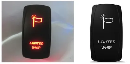 XTC Power Products Blue LED Rocker Switch