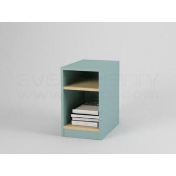 Color and Size Customized Wooden Design Furniture for Hostel Bed Nightstands with Open Shelves