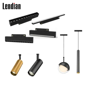 48V COB Surface Recessed Tuya Pendant Linear Lighting Fixture Mini LED Schiene Track Magnet Rail System