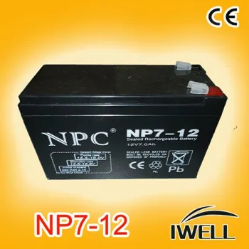 12V Battery Price 12V7AH (NP7-12) China manufacturer