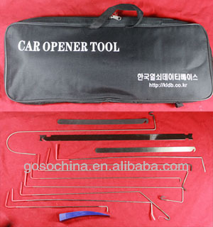 GOSO LOCKSMITH CIVIL USE TOOLS--2-66 Korean car opening kit set