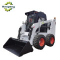 Small Wheel Skid Steer Loader Compact Backhoe Loader