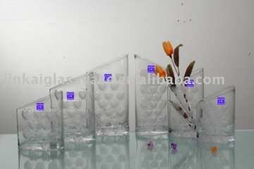 gorgeous ground glass vase