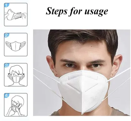 Protective safety face mask KN95
