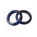 Sodalite 6T Stone Band Rings for Women Men Healing Chakra Stackable Ring Balance Energy