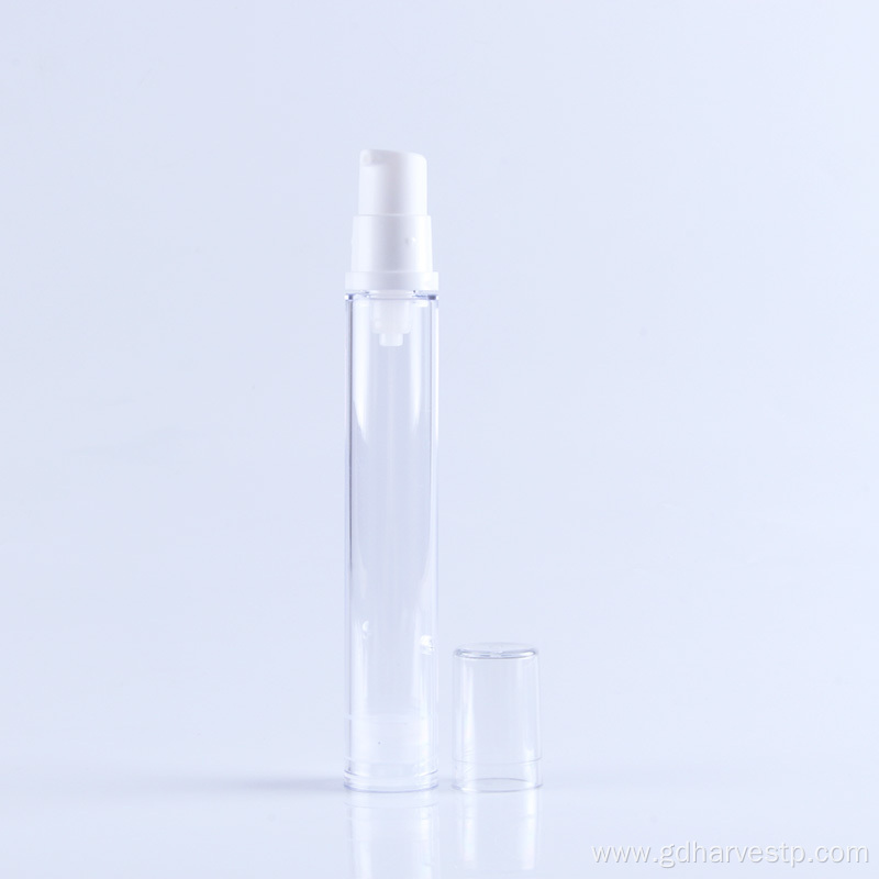 Plastic 5ml 10ml 15ml Bottless With Airless Pump