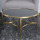 Brassy Stainless Steel Round Coffee Table