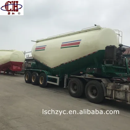 Changhong Brand Pneumatic Dry Bulk Cement Transport Tanker Semi Trailer