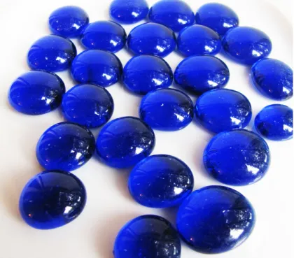 Flat Glass Beads Glass Gems For Vase Decoration