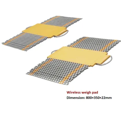 wireless portable axle weighing scales weigh pads