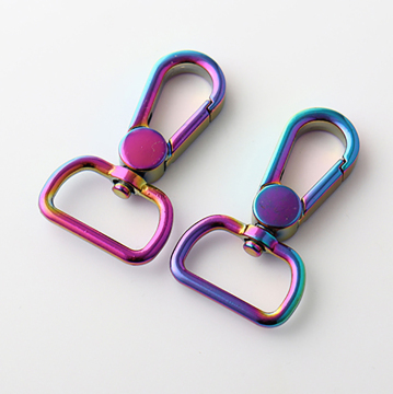 20mm Zinc Alloy Heavy Duty Snap Hook with Swivel and Ring for Handbags