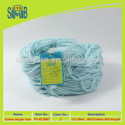 low prices cotton fancy yarn for working gloves