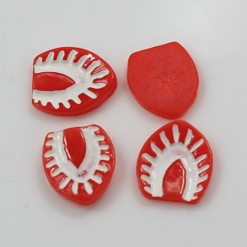 Flatback Mini fetta di fragola per artigianato fatto a mano Decor Charms Ornamenti per la stanza delle ragazze fai da te Ornamenti giocattolo per bambini Spacer