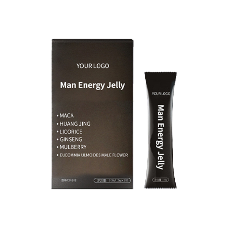 OEM/ODM Private Label Vegan Jelly Man Power Energy Enhance Jelly Tongkat Ali Maca Extract Man Energy Jelly