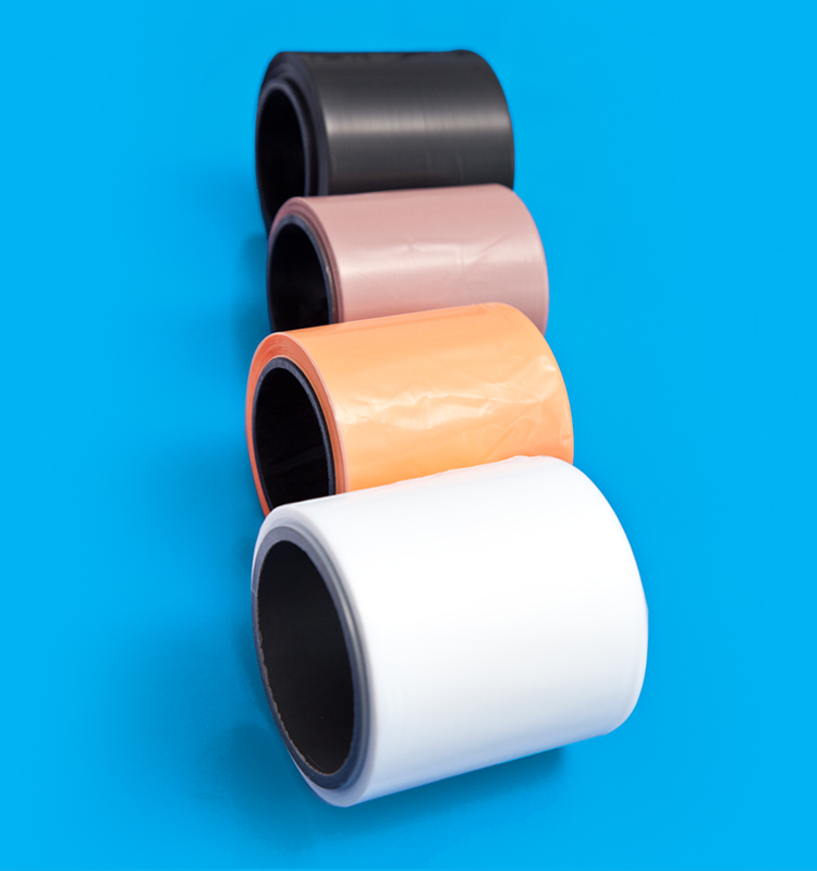 Colored transparent Ptfe film