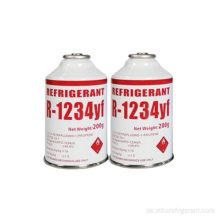 High-Class-Kältemittel HFO-R1234YF Hydrofluoroolefin 7oz