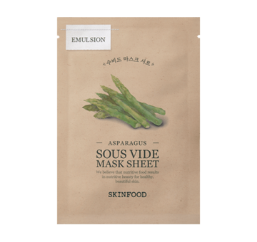 Korean Cosmetics: Asparagus Sous Vide Mask Sheet for Skin Food
