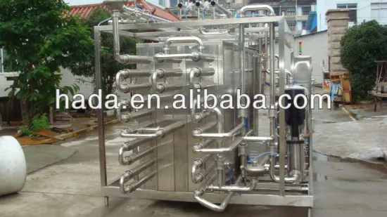 UHT tube sterilizer machine for yogurt