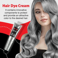 100ml Gray Hair Dye Cream Punk Style Nature Permanent Light Grey Silver Unisex Hair Dye Color Cream Cosmetic Beauty Hair Colorin