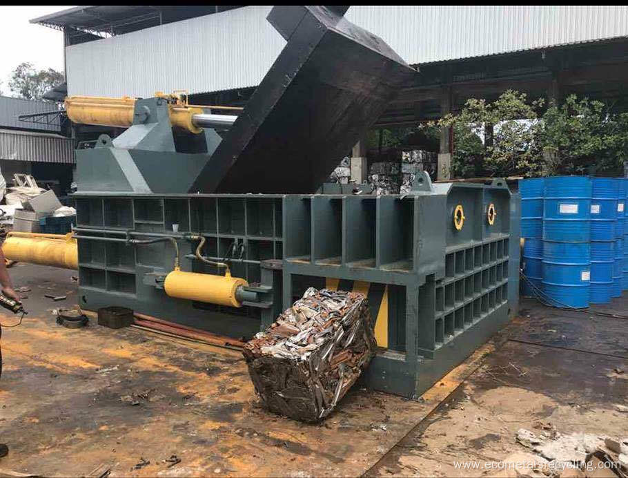 Aluminum Steel Iron Shavings Metal Baler for Recycling