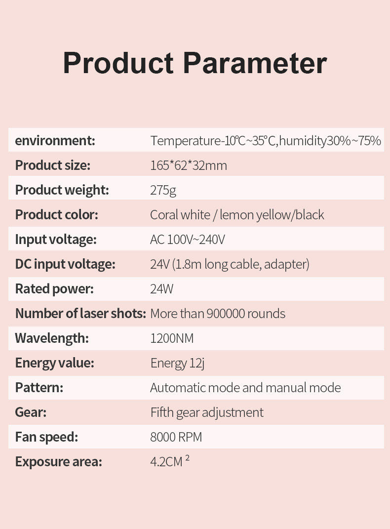 Handset Laser Hair Removal