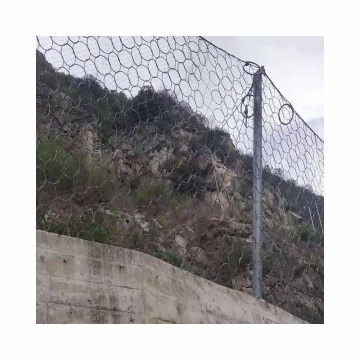 Protección de pendiente de red de anillo de alambre de acero para caída de rocas