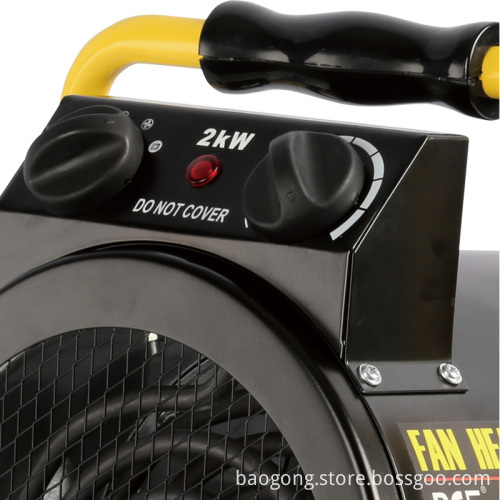 2000W Adjustable Thermostat Electric Air Blower Heater Portable Fan with PTC Technology - BGE or OEM Options