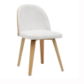  CN Restaurant Upholstered Nordic Elegant Dinning Wood Chair Supplier