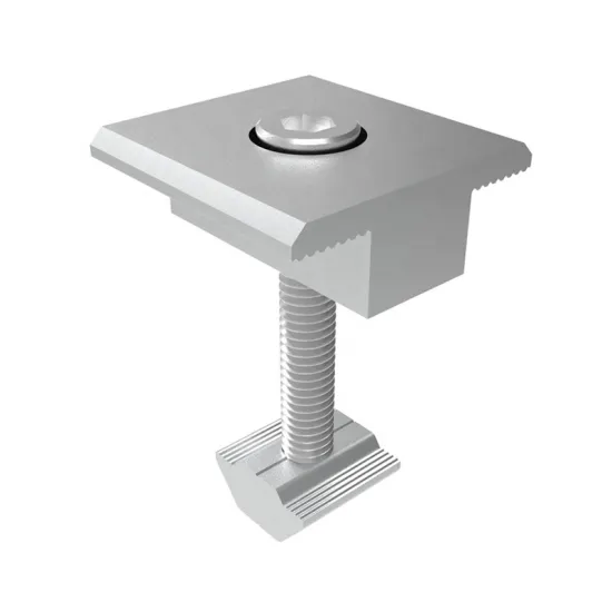 Middle Clamp for Solar Roof and Ground Mounting Brackets - Easy Installation Accessory