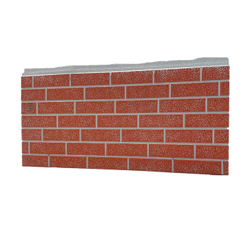 Classic Red Brick Texture Exterior PU Insulated Panels
