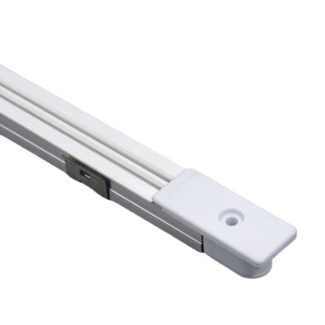 Low Voltage Safe Embedded Wooden Shelf with Power Rail and Light System for Supermarkets