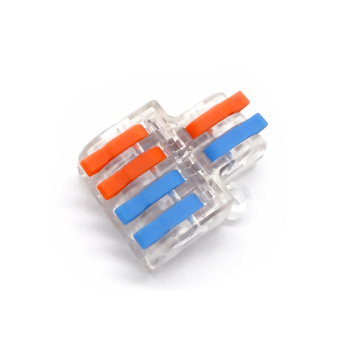 BD42 Cage Spring Terminal Block-Transparent