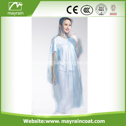 High Quality PE Raincoat Rainwear