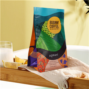 Biodegradable compostable coffee bags with water-based coating