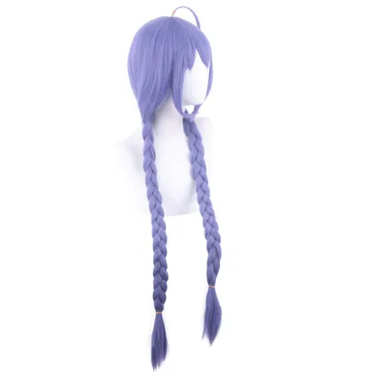 100cm Blue Long Braids Synthetic Wig - Roxy Migurdia Cosplay Wig