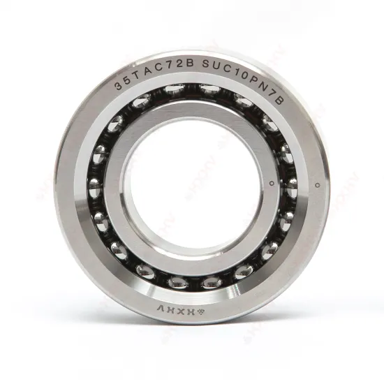 35TAC72BSUC10PN7B HXHV Chrome Steel Angular Contact Ball Bearing 35x72x15 mm P4 P5 Size