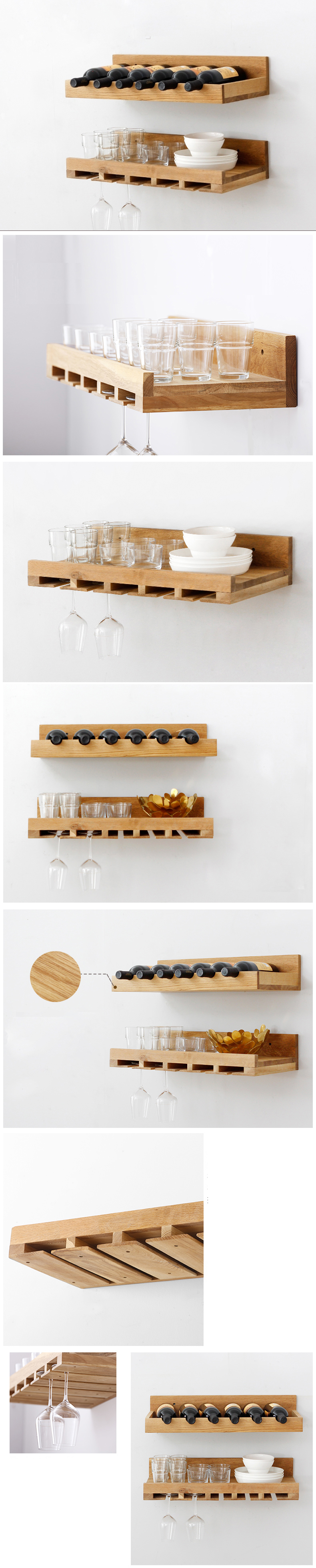 Wooden Wall-mounted Storage