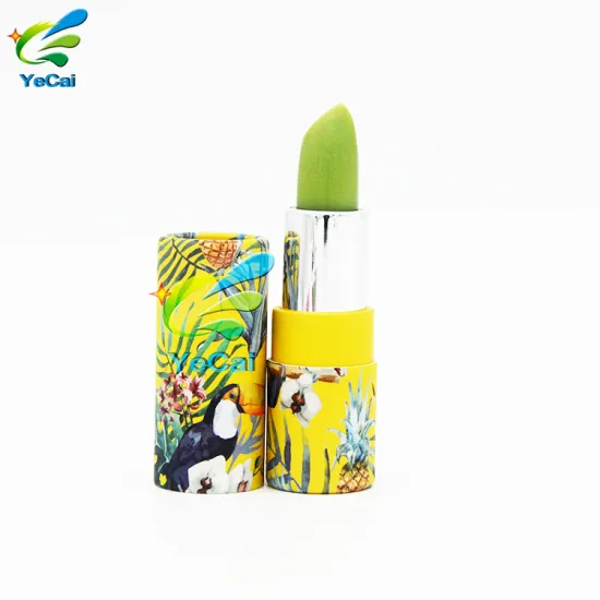 Sample free custom paper lipstick kraft lip balm tubes packaging design
