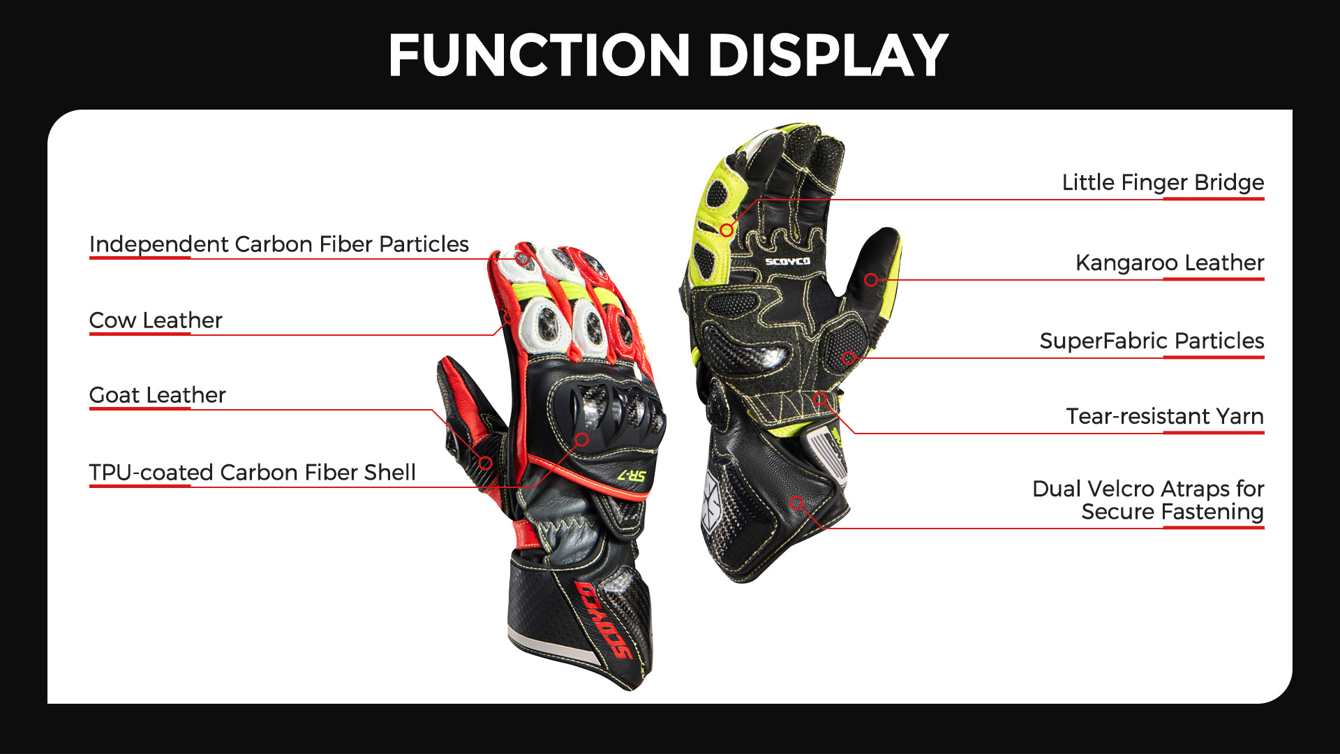 street and steel motorcycle gloves