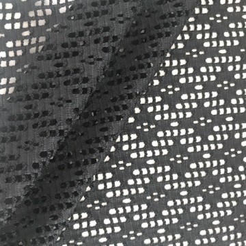 Jacquard à tricoter en polyester et élasthanne