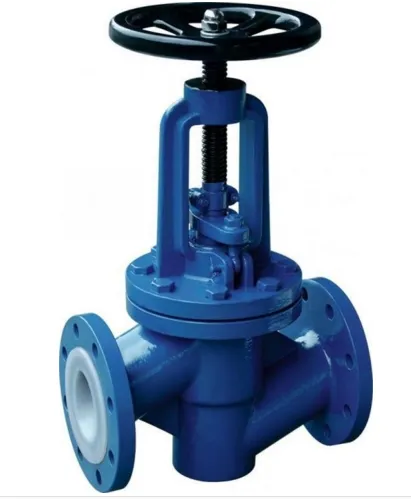 Straight PTFE Lining Fluorine Lined Globe Valve