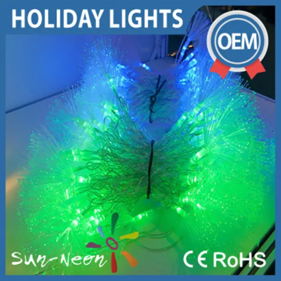 Fancy Christmas lights for kids fiber optic led string light